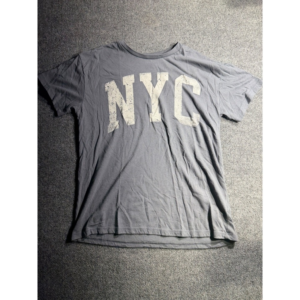 Grayson Threads NYC Graphic Tee Gray Short Sleeve Crew Neck T-Shirt Medium
